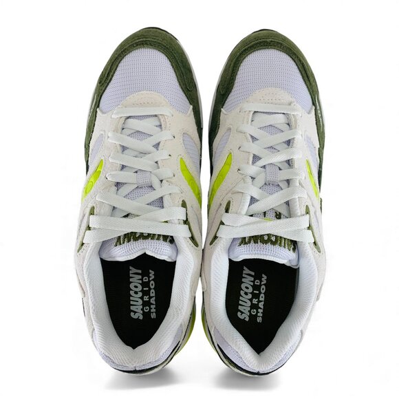 Saucony Grid Shadow 2 Essential White Green Men's Shoes Sneakers S70772-6 - Picture 11 of 11